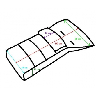 Dětský fusak BABYLUX K14 - 105 cm, ovčí vlna