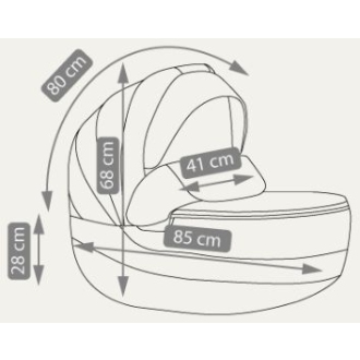 kočárek CAMARELO ZEO dvojkombinace