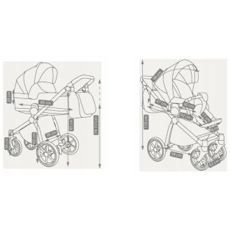 Kočárek Camarelo Previo dvojkombinace