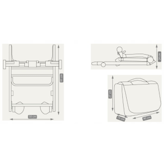 Kočárek Camarelo Previo dvojkombinace