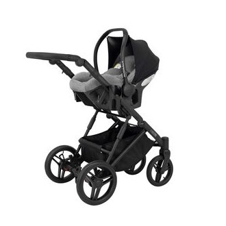 Kočárek KUNERT Lazzio Premium Silver, dvojkombinace