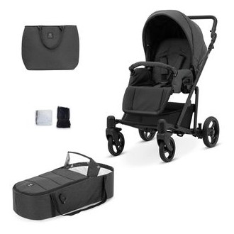 Kočárek KUNERT Roy black dvojkombinace