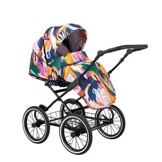 Kočárek KUNERT Romantic black trojkombinace