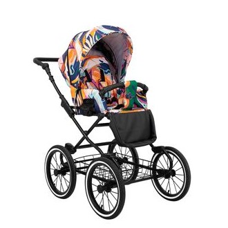 Kočárek KUNERT Romantic black trojkombinace