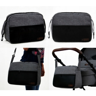 Kočárek BABYLUX Optimal ALU black  dvojkombinace