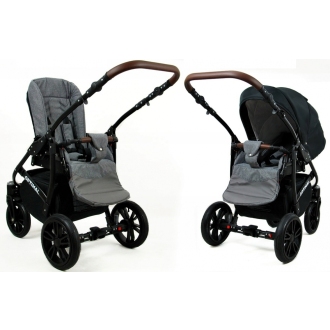 Kočárek BABYLUX Optimal ALU black  dvojkombinace