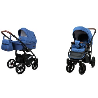 Kočárek BABYLUX Optimal ALU black  dvojkombinace