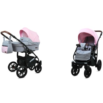 Kočárek BABYLUX Optimal ALU black  dvojkombinace