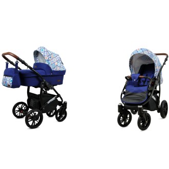 Kočárek BABYLUX Optimal ALU black  dvojkombinace