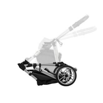 Kočárek BABYLUX Optimal ALU black  trojkombinace