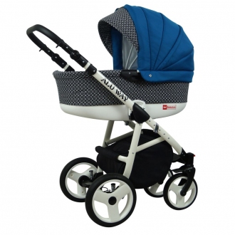 Kočárek BABYLUX ALU WAY + dárek, dvojkombinace