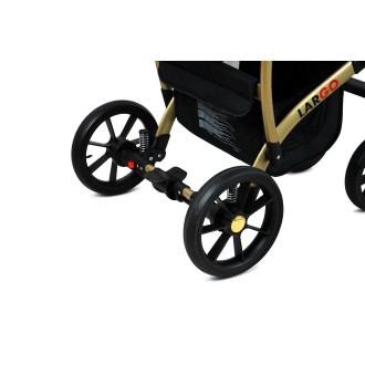 Kočárek  BABYLUX LARGO White dvojkombinace