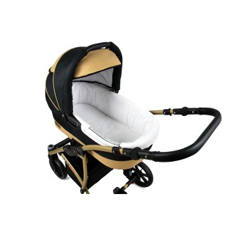 Kočárek  BABYLUX LARGO Gold dvojkombinace