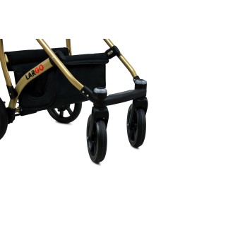 Kočárek  BABYLUX LARGO Gold dvojkombinace