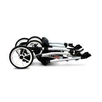 Kočárek  BABYLUX LARGO White trojkombinace