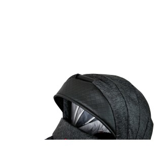 Kočárek BABYLUX AXEL Black + dárek trojkombinace