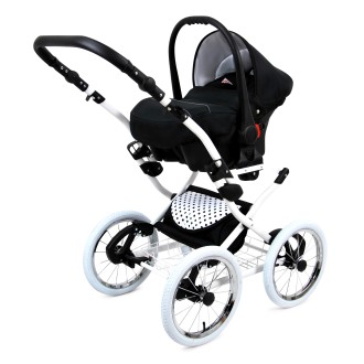 Kočárek Raf-pol BABYLUX Margaret White dvojkombinace