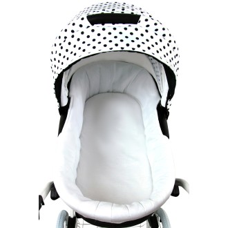 Kočárek Raf-pol BABYLUX Margaret White dvojkombinace