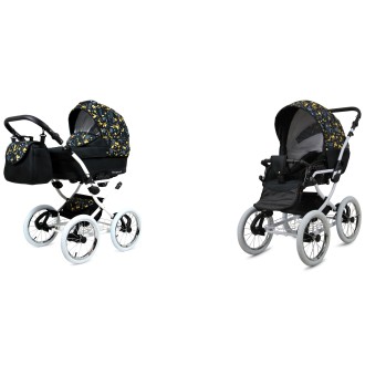 Kočárek Raf-pol BABYLUX Margaret White dvojkombinace