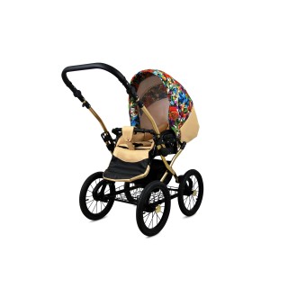 Kočárek Raf-pol BABYLUX Classic Silver trojkombinace