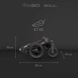 Kočárek Euro-Cart Soul dvojkombinace