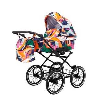 Hluboký kočárek KUNERT Romantic silver