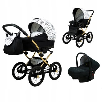 Kočárek BABYLUX Margaret Gold 4v1