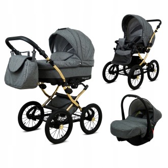 Kočárek BABYLUX Margaret Gold 4v1