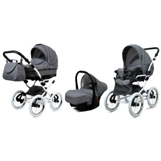 Kočárek  BABYLUX Margaret White 4v1