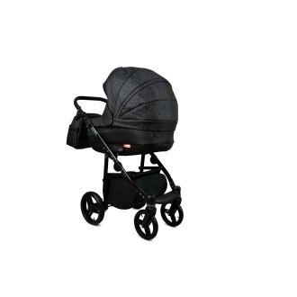 Kočárek BABYLUX AXEL Black  4v1 + dárek