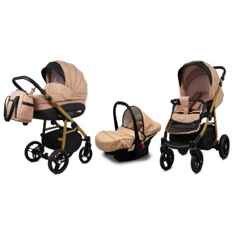 Kočárek BABYLUX AXEL Gold 4v1 + dárek