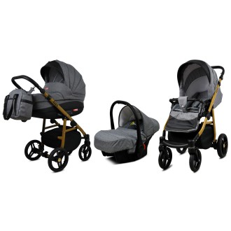Kočárek BABYLUX AXEL Gold 4v1 + dárek