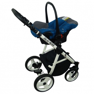 Kočárek BABYLUX ALU WAY  4v1 + dárek