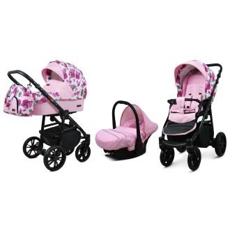 Kočárek BABYLUX Colorlux black 4v1