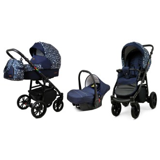 Kočárek BABYLUX Colorlux black 4v1