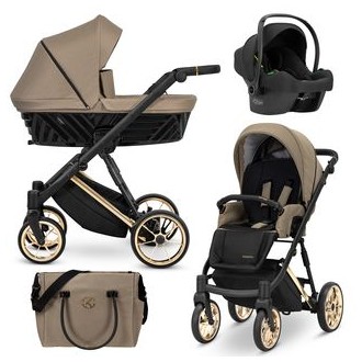 Kočárek KUNERT Ivento Premium 4v1 - Caramel macchiato