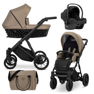 Kočárek KUNERT Ivento Black 4v1 - caramel machciatto