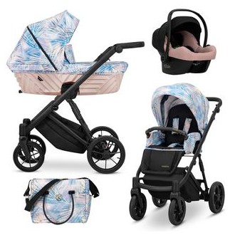 Kočárek KUNERT Ivento Black 4v1 - pastel grass