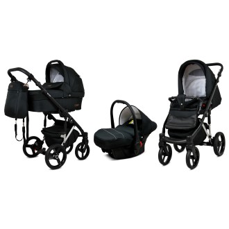 Kočárek BABYLUX UZO silver 4v1