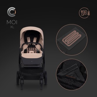 kočárek Cavoe MOI XL dvojkombinace s topným systémem