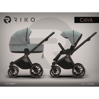 Kočárek RIKO Cava dvojkombinace - sage