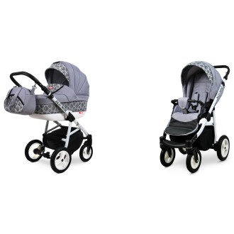 Kočárek BABYLUX ALU WAY + dárek, dvojkombinace