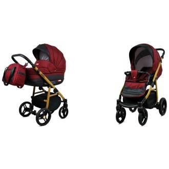 Kočárek BABYLUX AXEL Gold + dárek dvojkombinace