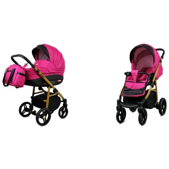 Kočárek BABYLUX AXEL Gold + dárek dvojkombinace