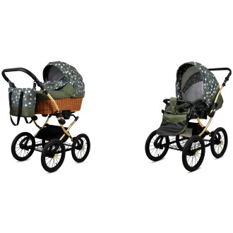 Kočárek Raf-pol BABYLUX Classic Gold dvojkombinace
