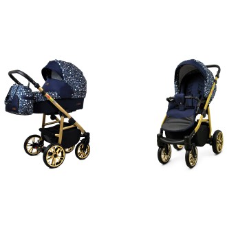 Kočárek BABYLUX Colorlux gold dvojkombinace