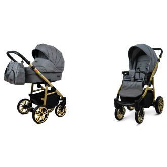 Kočárek BABYLUX Colorlux gold dvojkombinace