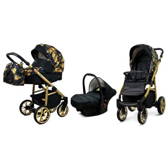 Kočárek BABYLUX Colorlux gold trojkombinace
