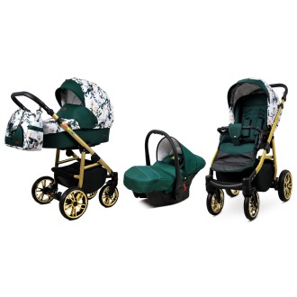 Kočárek BABYLUX Colorlux gold trojkombinace