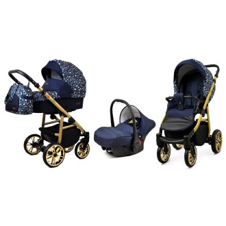 Kočárek BABYLUX Colorlux gold trojkombinace